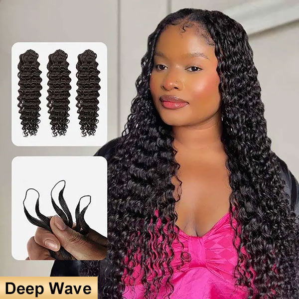 【Seamless Crochet Braids】Soft Feather Crochet Braids Hair Newest Micro Ring Loop 100% Crochet Human Hair Extensions MBW51