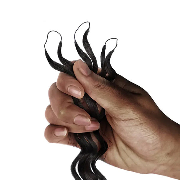 【Seamless Crochet Braids】Soft Feather Crochet Braids Hair Newest Micro Ring Loop 100% Crochet Human Hair Extensions MBW51