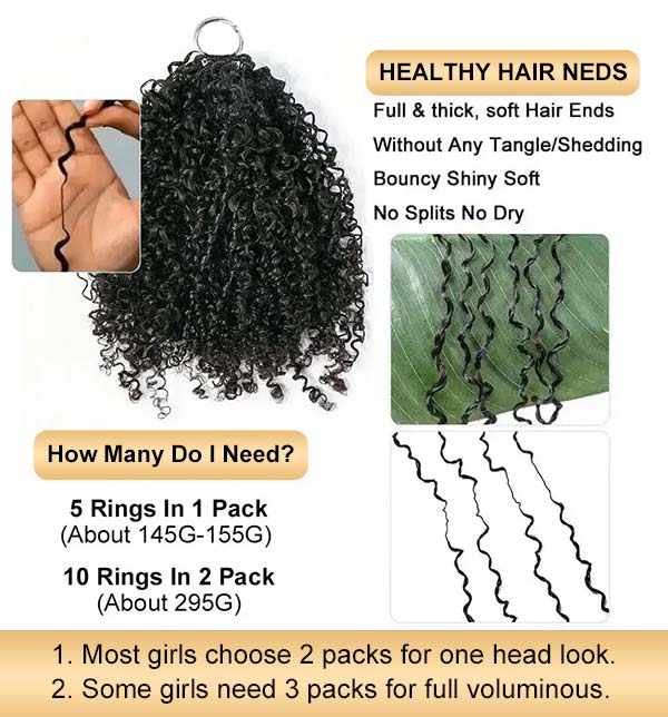 【Seamless Crochet Braids】Soft Feather Crochet Braids Hair Newest Micro Ring Loop 100% Crochet Human Hair Extensions MBW51