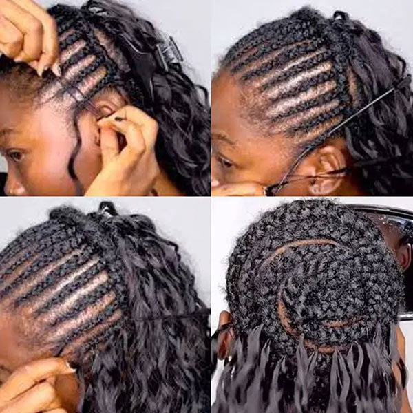 【Seamless Crochet Braids】Burmese Curly Soft Feather Crochet Hair Newest Micro Ring Loop Crochet 100% Human Hair MBW52