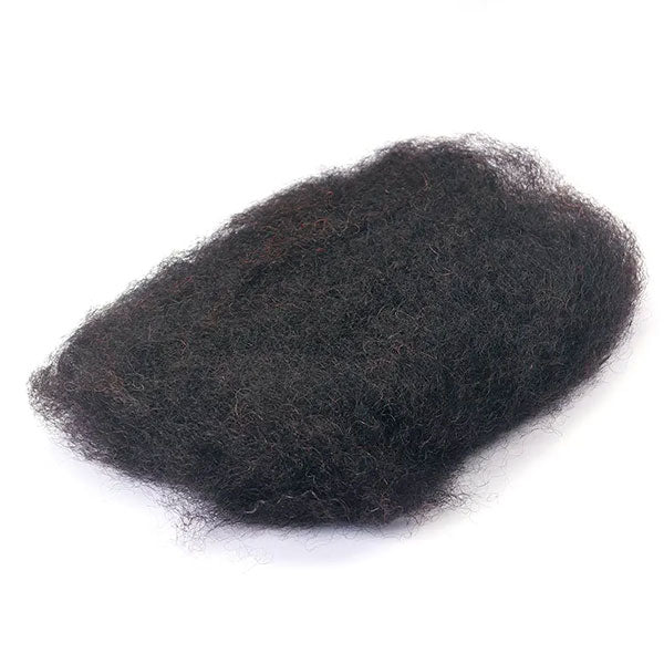 Afro Kinky Bulk Hair For Braiding 100% Human Hair Afro Bulk Hair For Locs Natural Black-MBW43