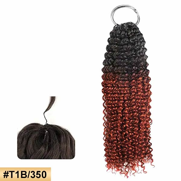 【Seamless Crochet Braids】#T2/30 #T1B/350 #99J #350 Soft Feather Crochet Human Hair 1Pack Price (145-155G Half Head, Suggest Ordering 2Packs) MBW57