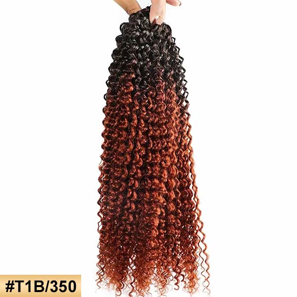 【Seamless Crochet Braids】#T2/30 #T1B/350 #99J #350 Soft Feather Crochet Human Hair 1Pack Price (145-155G Half Head, Suggest Ordering 2Packs) MBW57