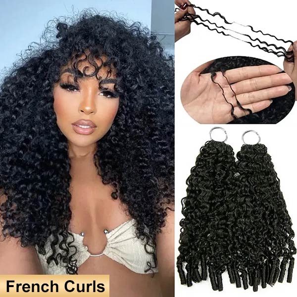 【Seamless Crochet Braids】Soft Feather Crochet Braids Hair Newest Micro Ring Loop 100% Crochet Human Hair Extensions MBW51