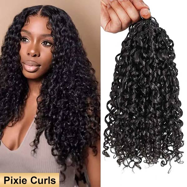 【Seamless Crochet Braids】Soft Feather Crochet Braids Hair Newest Micro Ring Loop 100% Crochet Human Hair Extensions MBW51