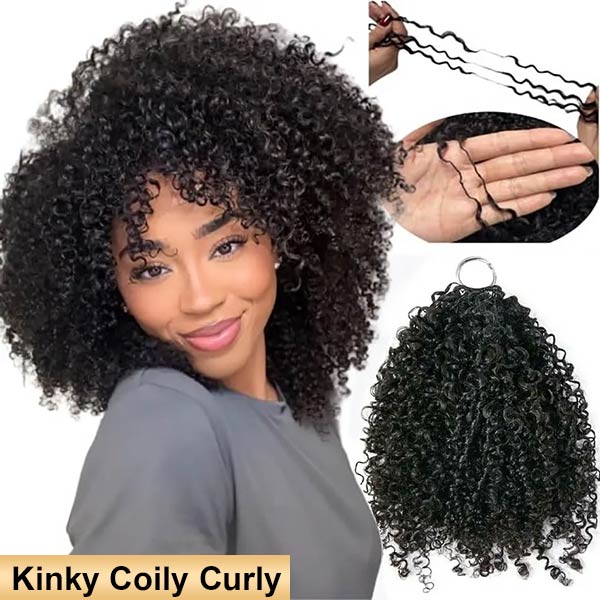 【Seamless Crochet Braids】Soft Feather Crochet Braids Hair Newest Micro Ring Loop 100% Crochet Human Hair Extensions MBW51