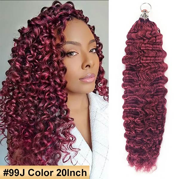 【Seamless Crochet Braids】#T2/30 #T1B/350 #99J #350 Soft Feather Crochet Human Hair 1Pack Price (145-155G Half Head, Suggest Ordering 2Packs) MBW57
