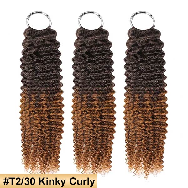 【Seamless Crochet Braids】#T2/30 #T1B/350 #99J #350 Soft Feather Crochet Human Hair 1Pack Price (145-155G Half Head, Suggest Ordering 2Packs) MBW57