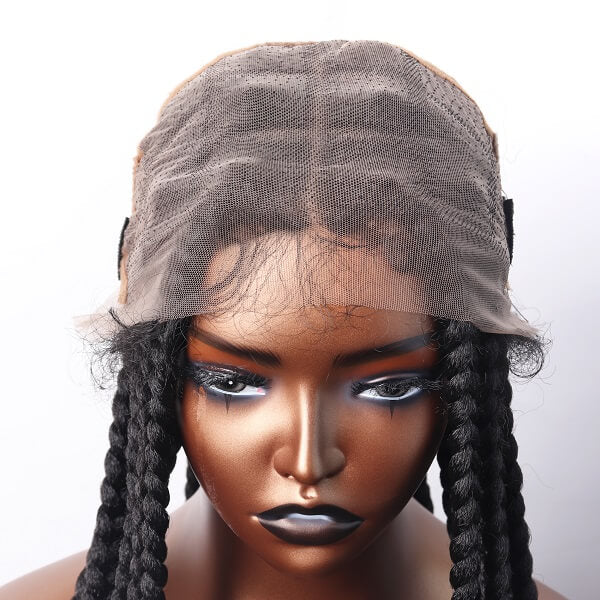 jumbo box braided wig with full hd lace
