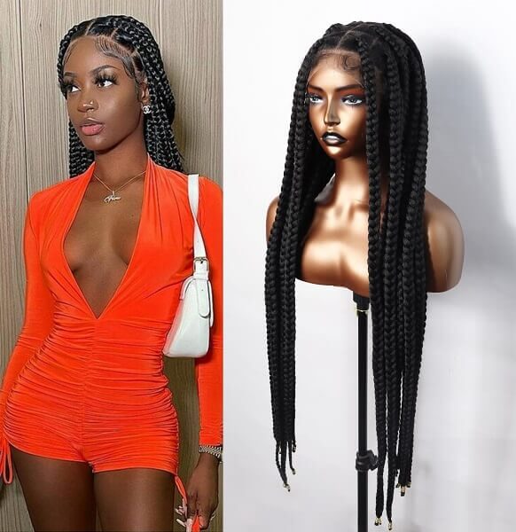 jumbo box braided wig
