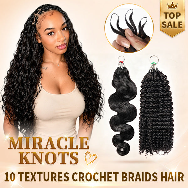 【Seamless Crochet Braids】Soft Feather Crochet Braids Hair Newest Micro Ring Loop 100% Crochet Human Hair Extensions MBW51