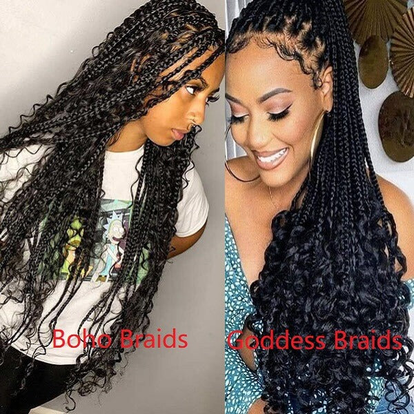 Boho Braids Vs. Goddess Braids | Mybraidedwig