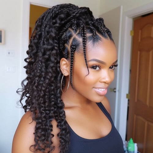 How to Do Box Braids Using Rubber Bands?