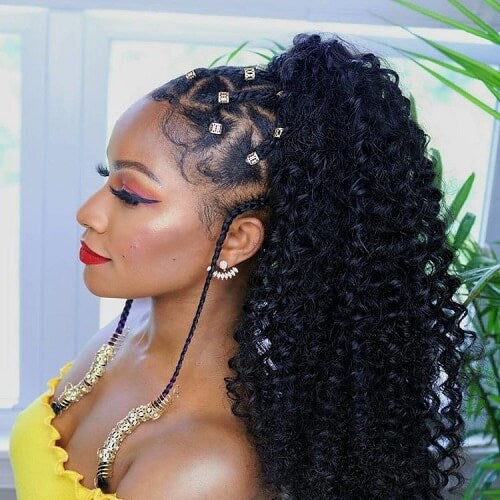 50 Ponytail Hairstyles for Black Women 2024