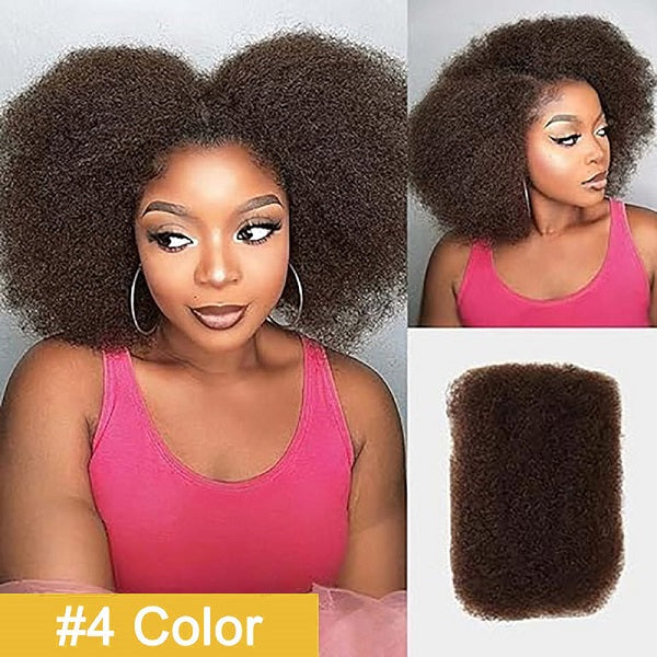 Easy Crochet Afro with Afro Kinky Bulk Hair