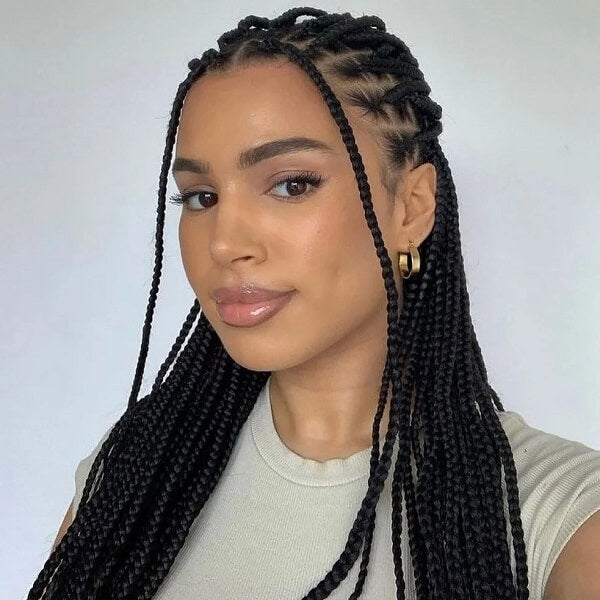 50 Stunning Small Knotless Braids Hairstyles to Try