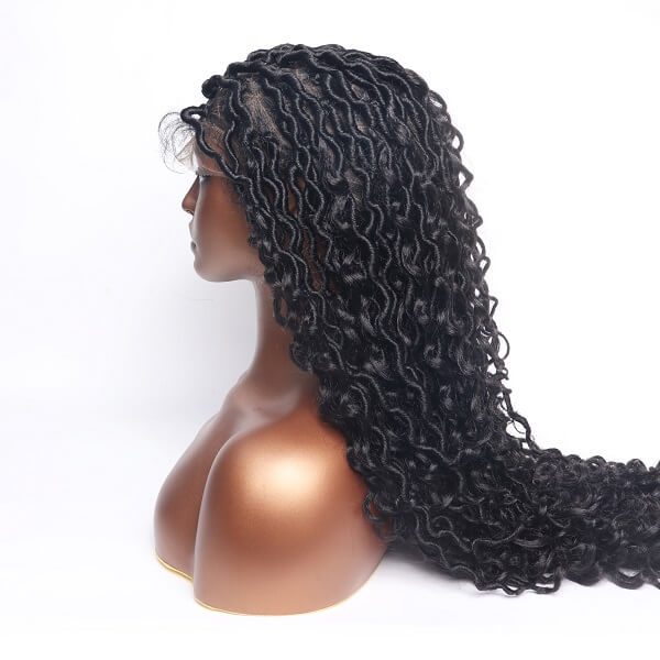 boho locs braided wig MyBraidedWig