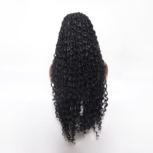 boho locs wig with curly ends MyBraidedWig