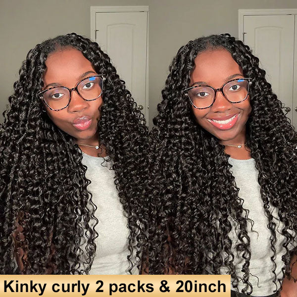 【Seamless Crochet Braids】Soft Feather Crochet Braids Hair Newest Micro Ring Loop 100% Crochet Human Hair Extensions MBW51