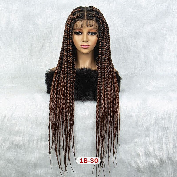 1b/30 hand-tied jumbo box braided wig mybraidedwig