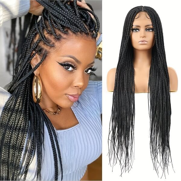 1b box braided wig MyBraidedWig