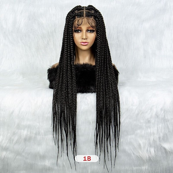 1b hand-tied jumbo box braided wig mybraidedwig
