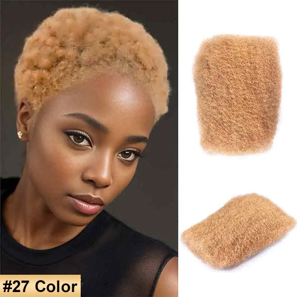 Afro Kinky Bulk Human Hair Extension For Braiding Twists Locs 50G/Pack -MBW43