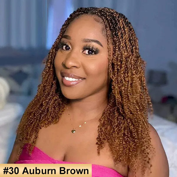 Passion Twist Ombre Color Human Afro Kinky Bulk Curly Hair for Crochet Braiding Twist MBW47