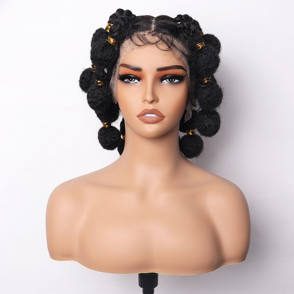 bantu knot braided wig