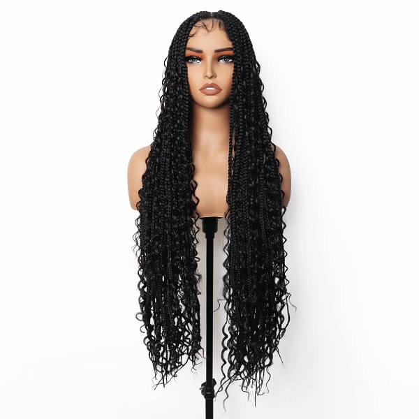 full hd lace boho box braided wig