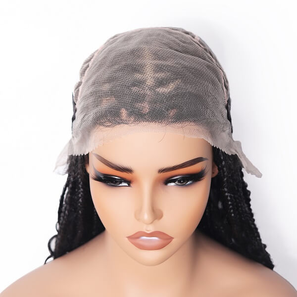 full lace braided wigs with curls