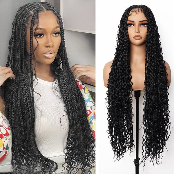 boho box braided wig