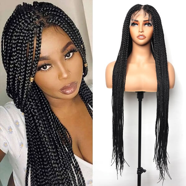 knotless box braided wig