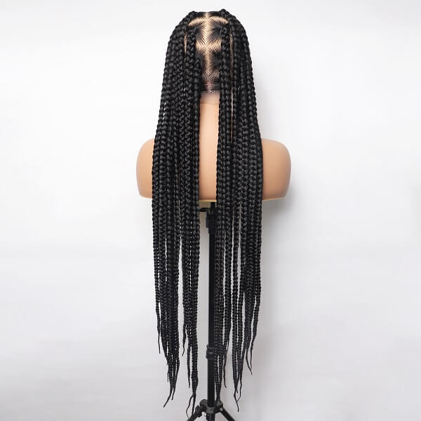 large box braided wig full hd lace