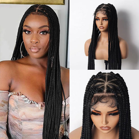 Triangle box braids